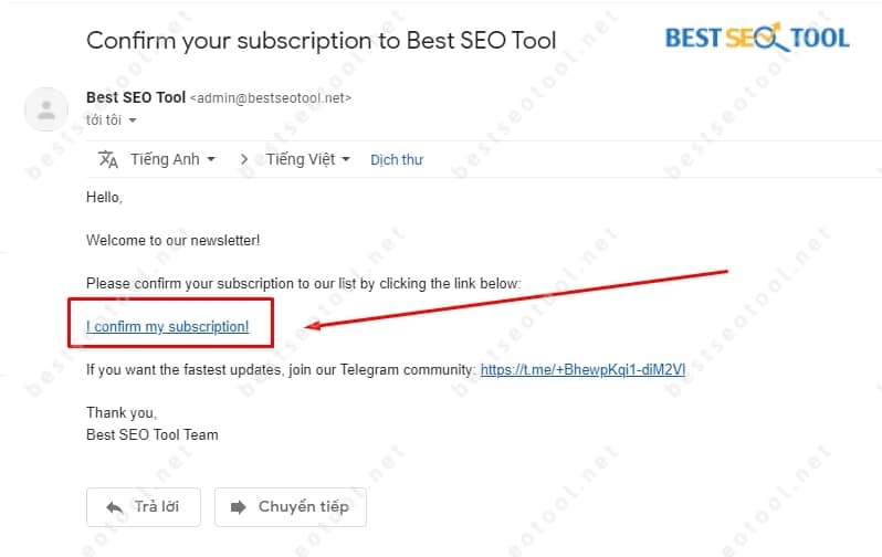 Step 1: Confirm Email